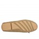 Mocassino da donna con lacci e plantare estraibile in camoscio beige - Misure disponibili: 33, 43