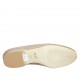 Woman's loafer with tassels in taupe suede heel 1 - Available sizes:  42, 43, 44