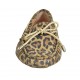 ?Mocasino para mujer con cordones y plantilla extraible en gamuza moteada - Tallas disponibles:  33, 46