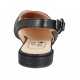 Chanel a punta da donna in pelle nera tacco 2 - Misure disponibili: 33, 34, 42, 43, 44, 45, 46