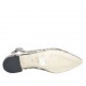 Spitzer Slingback für Damen aus gedrucktem buntem Leder Absatz 2 - Verfügbare Größen:  42, 43, 44, 45