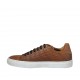 Man's laced shoe with removable insole in tan leather and braided leather - Available sizes:  37, 46, 47, 50