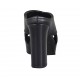Sabo para mujer en piel negra con plataforma y tacon 10 - Tallas disponibles:  32, 33, 34