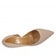 Scarpa aperta da donna in pelle nude tacco 8 - Misure disponibili: 32, 34, 42, 43, 44, 45, 46