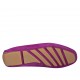 ?Mocassin pour femmes avec lacets et semelle amovible en daim violet  - Pointures disponibles:  33, 46