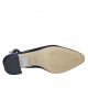 Slingback für Damen aus blauem Wildleder Absatz 5 - Verfügbare Größen:  43, 46