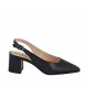 Chanel da donna in pelle nera tacco 5 - Misure disponibili: 32, 33, 34, 42, 43, 44, 45, 46
