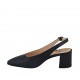 Chanel da donna in pelle nera tacco 5 - Misure disponibili: 32, 33, 34, 42, 43, 44, 45, 46