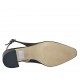 Chanel da donna in pelle nera tacco 5 - Misure disponibili: 32, 33, 34, 42, 43, 44, 45, 46