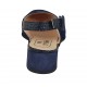 Slingback für Damen aus blauem Wildleder und gedrucktem Leder Absatz 4 - Verfügbare Größen:  32, 33, 43, 45