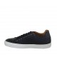 Scarpa stringata da uomo con plantare estraibile in pelle e pelle intrecciata nera - Misure disponibili: 36, 37, 38, 46, 47, 48, 49, 50