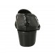 Mocassino da donna in vernice stampata nera tacco 5 - Misure disponibili: 32, 34, 42, 43, 44, 45