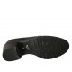 Mocassino da donna in vernice stampata nera tacco 5 - Misure disponibili: 32, 34, 42, 43, 44, 45