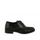 Damenoxfordschuh mit Schnürsenkeln und Flügelkappe aus schwarzem Leder Absatz 3 - Verfügbare Größen:  32, 33, 42, 43, 44, 45