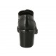 Zapato oxford para mujer con cordones en piel negra tacon 7 - Tallas disponibles:  33, 34, 42, 43, 44