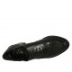 Zapato oxford para mujer con cordones en piel negra tacon 7 - Tallas disponibles:  33, 34, 42, 43, 44