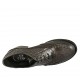 Scarpa stringata Oxford da donna in vernice stampata grigia tacco 5 - Misure disponibili: 32, 33, 34, 42, 43, 44, 45