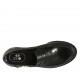 Mocassino da donna in pelle abrasivata nera tacco 3 - Misure disponibili: 33, 42, 43, 44, 45