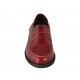 Mocasino para mujer en charol imprimido rojo tacon 2 - Tallas disponibles:  33, 34, 43