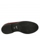 Mocasino para mujer en charol imprimido rojo tacon 2 - Tallas disponibles:  33, 34, 43