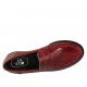 Mocasino para mujer en charol imprimido rojo tacon 2 - Tallas disponibles:  33, 34, 43