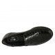 Mocasino para mujer en charol imprimido negro tacon 2 - Tallas disponibles:  32, 34, 43, 44