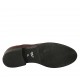 Damenderbyschuh mit Schnürsenkeln aus bordeauxfarbenem Leder Absatz 3 - Verfügbare Größen:  34, 42, 43, 44, 45
