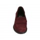 Damenmokassin aus bordeauxfarbenem Wildleder Absatz 5 - Verfügbare Größen:  32, 33, 34, 42, 43, 44