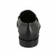 Mocasino para mujer en piel negra y moteada beis tacon 2 - Tallas disponibles:  33, 34, 43