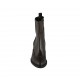 Bottines pour femmes avec fermeture éclair et bout golf en cuir marron talon 6 - Pointures disponibles:  33, 34, 42, 43, 44, 45