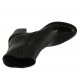 Botines para mujer con cremallera en charol imprimido negro tacon 6 - Tallas disponibles:  33, 34, 42, 43, 44, 45