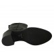 Botin para mujer con cremallera y punta de ala en piel negra tacon 6 - Tallas disponibles:  34, 42, 43, 44, 45, 46