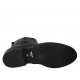 Botines para mujer con cremallera en piel negra tacon 3 - Tallas disponibles:  34, 42, 43, 44, 46
