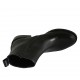 Bottines pour femmes avec fermeture éclair en cuir noir talon 3 - Pointures disponibles:  34, 42, 43, 44, 46