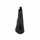 Bottines texanes à bout pointu pour femmes avec elastiques en cuir noir talon 4 - Pointures disponibles:  32, 33, 42, 43, 44, 45, 46