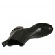 Botines para mujer en piel negra con elasticos tacon 5 - Tallas disponibles:  32, 33, 34, 42, 43, 44