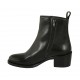 Stivaletto da donna con cerniera in pelle nera tacco 5 - Misure disponibili: 33, 34, 43, 45