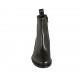 Bottines pour femmes avec fermeture éclair en cuir noir talon 5 - Pointures disponibles:  33, 34, 43, 45