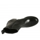 Stivaletto da donna con cerniera in pelle nera tacco 5 - Misure disponibili: 33, 34, 43, 45