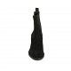 Bottines pour femmes avec elastiques et bout golf en daim noir talon 6 - Pointures disponibles:  32, 33, 34, 42, 43, 44, 45, 46