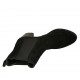 Bottines pour femmes avec elastiques et bout golf en daim noir talon 6 - Pointures disponibles:  32, 33, 34, 42, 43, 44, 45, 46