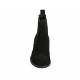 Bottines pour femmes avec elastiques et bout golf en daim noir talon 5 - Pointures disponibles:  32, 33, 34, 42, 43, 44, 45, 46
