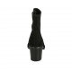 Stivaletto da donna con cerniera in camoscio nero tacco 6 - Misure disponibili: 32, 33, 34, 42, 43, 44, 45