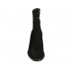 Stivaletto da donna con cerniera in camoscio nero tacco 6 - Misure disponibili: 32, 33, 34, 42, 43, 44, 45