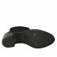 Stivaletto da donna con cerniera in camoscio nero tacco 6 - Misure disponibili: 32, 33, 34, 42, 43, 44, 45