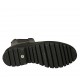 Bottines pour femmes avec élastiques en cuir noir talon 3 - Pointures disponibles:  32, 33, 34, 42, 43, 44, 45, 46