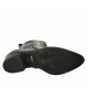 Bottines texanes à bout pointu pour femmes avec fermeture éclair en cuir imprimé talon 4 - Pointures disponibles:  32, 33, 34, 42, 43, 44, 45