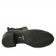 Bottines pour femmes à bout golf avec élastiques en daim gris talon 5 - Pointures disponibles:  32, 33, 34, 42, 43, 44, 45, 46