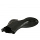 Bottines pour femmes en cuir noir avec double élastiques talon 3 - Pointures disponibles:  34, 42, 43, 45, 46