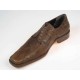 Scarpa derby stringata da uomo in pelle vintage marrone - Misure disponibili: 50